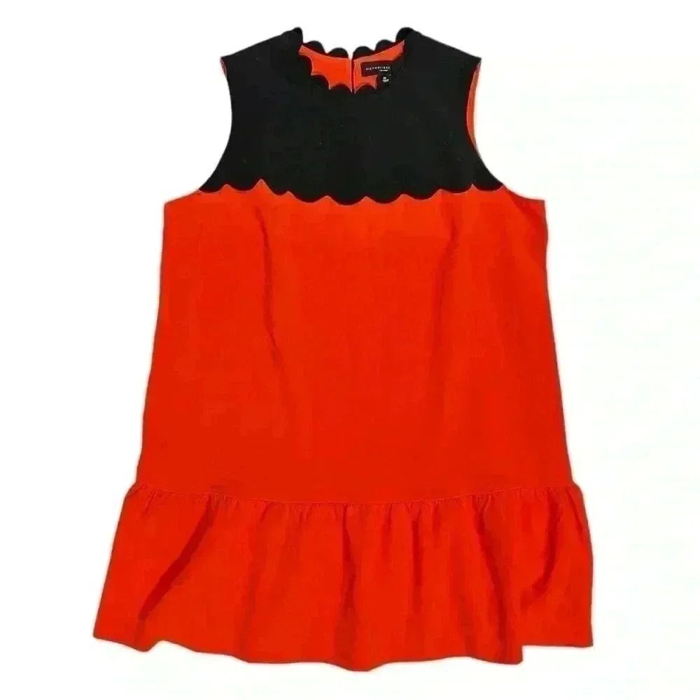 Victoria Beckham for Target Black and Orange Mini Dress